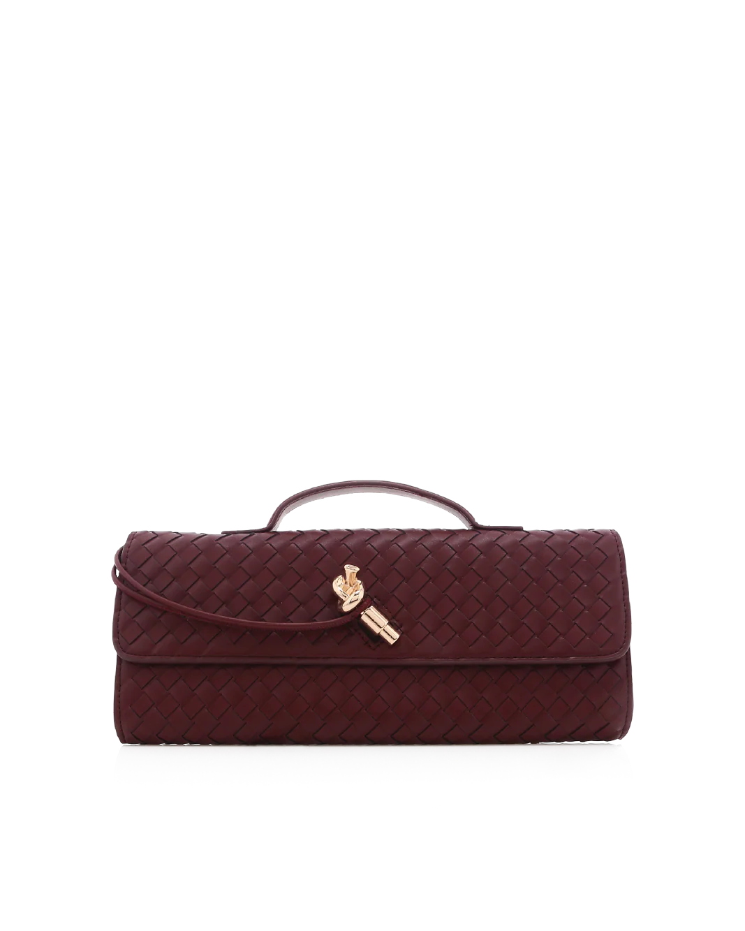 ALICE CLUTCH BAG - WINE - Image 7