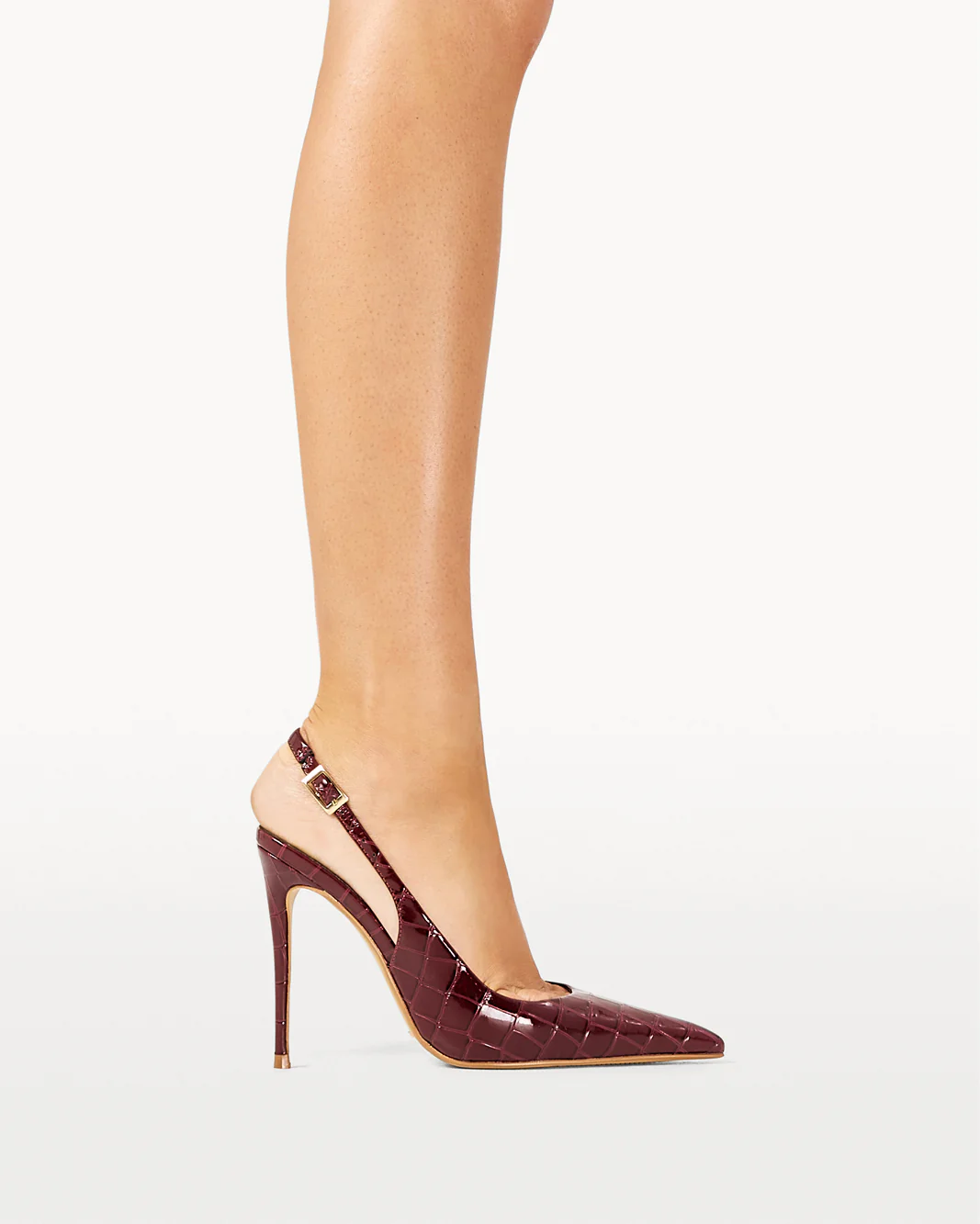 GIOVINA - DARK CHERRY PATENT CROC - Image 3