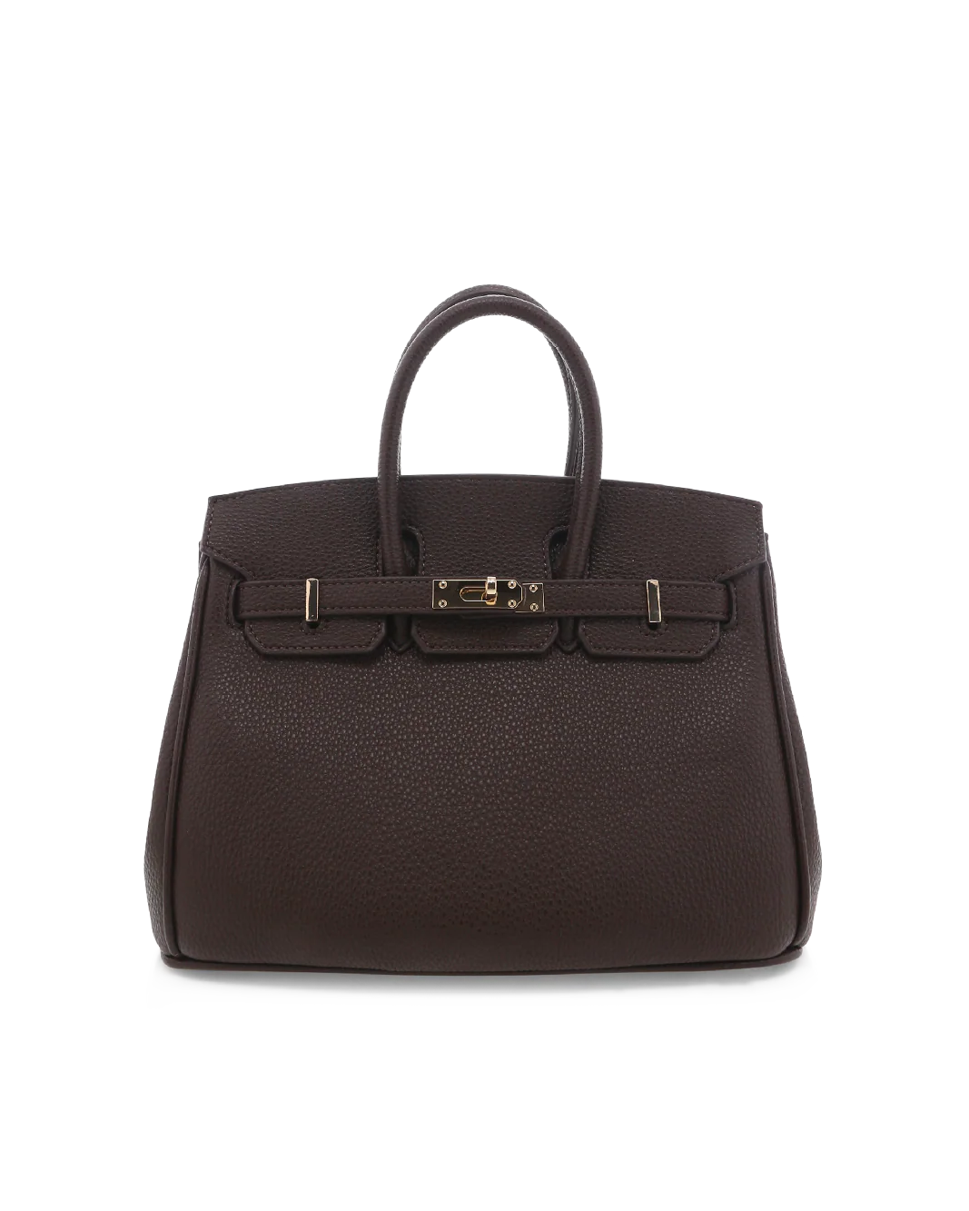 HAMPTON HANDLE BAG - CHOCOLATE PEBBLE - Image 2