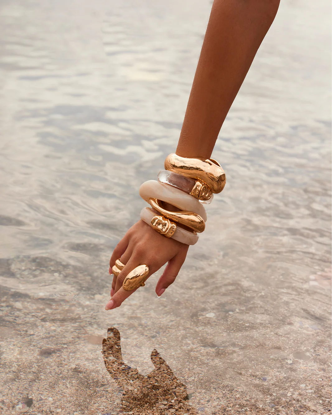 HARMONY BANGLE - GOLD PLATED 18K - Image 8