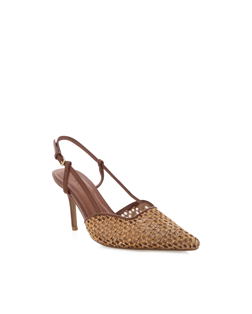 KAMERON - DARK TAN-NATURAL RAFFIA - Image 9