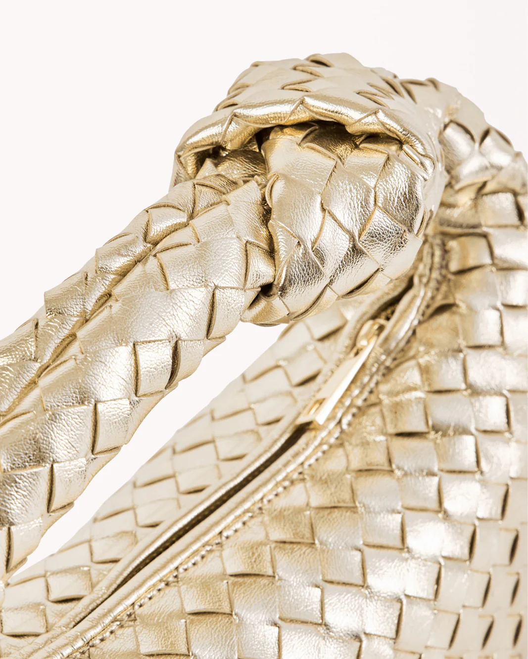 KERI HANDLE BAG - GOLD METALLIC - Image 3