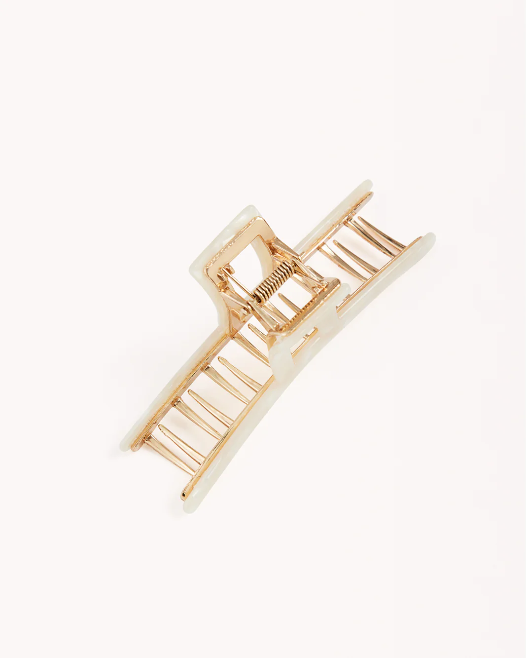 RESIN METAL CLAW CLIP - PEARL - Image 3